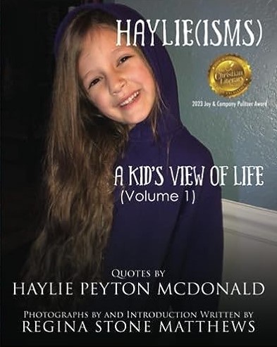 Front Book Cover-Haylie(isms) with award medallion