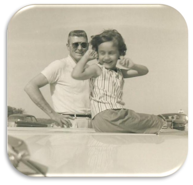 This is him and me at the airport in Charlotte, NC. I was about 6.